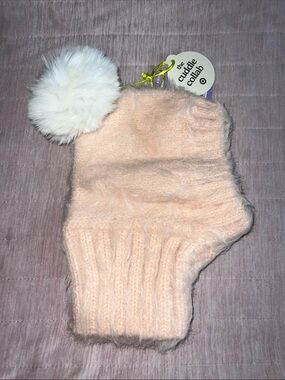 Cuddle Collab by Target - S/M Pet Snood. Pink and white.  NWT.